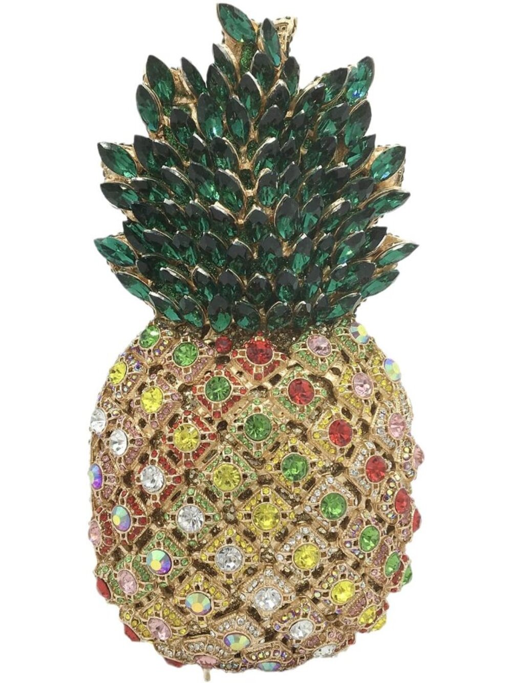 Rhinestone Pineapple Clutch Purses for Women Evening Bags and Clutches Party Cry
